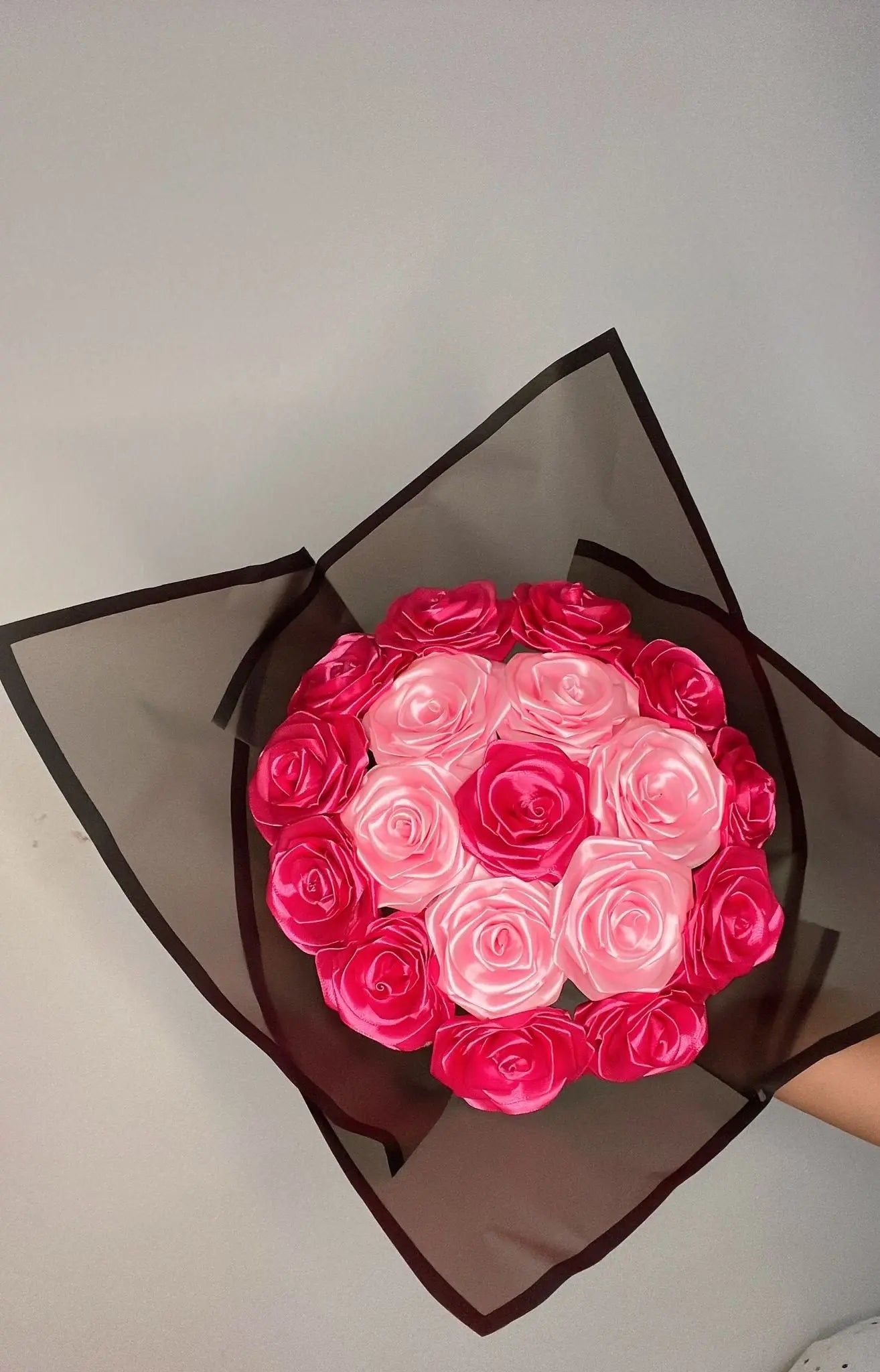Rosenstrauss „Ewige Liebe“ – Pink & Rosé Celestial Art
